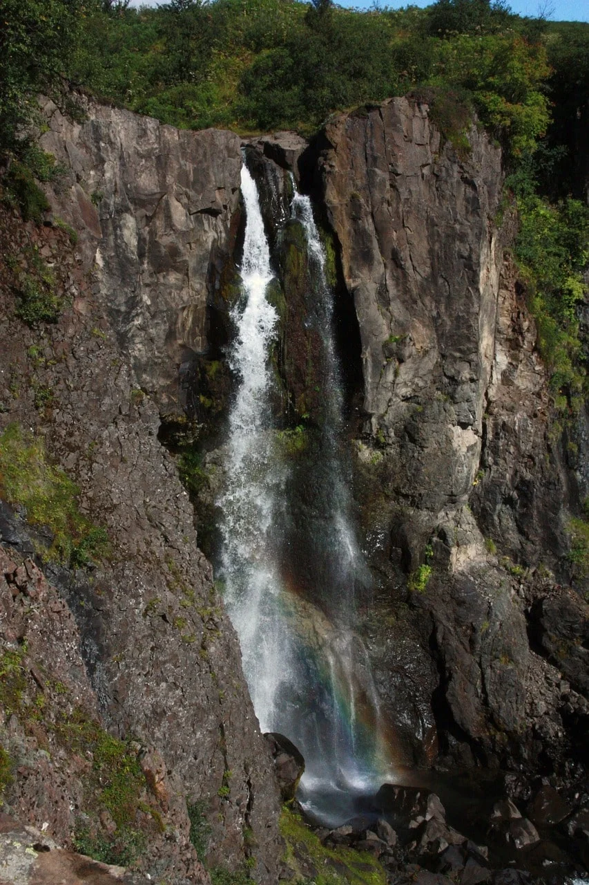 A small waterfall in Skaftafell by photographer Mariejirousek