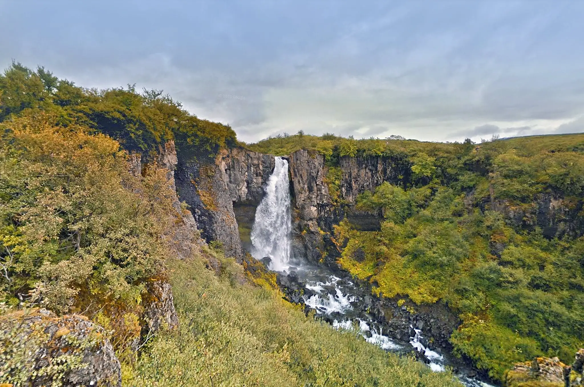 A view of Hundafoss by photographer Mariejirousek